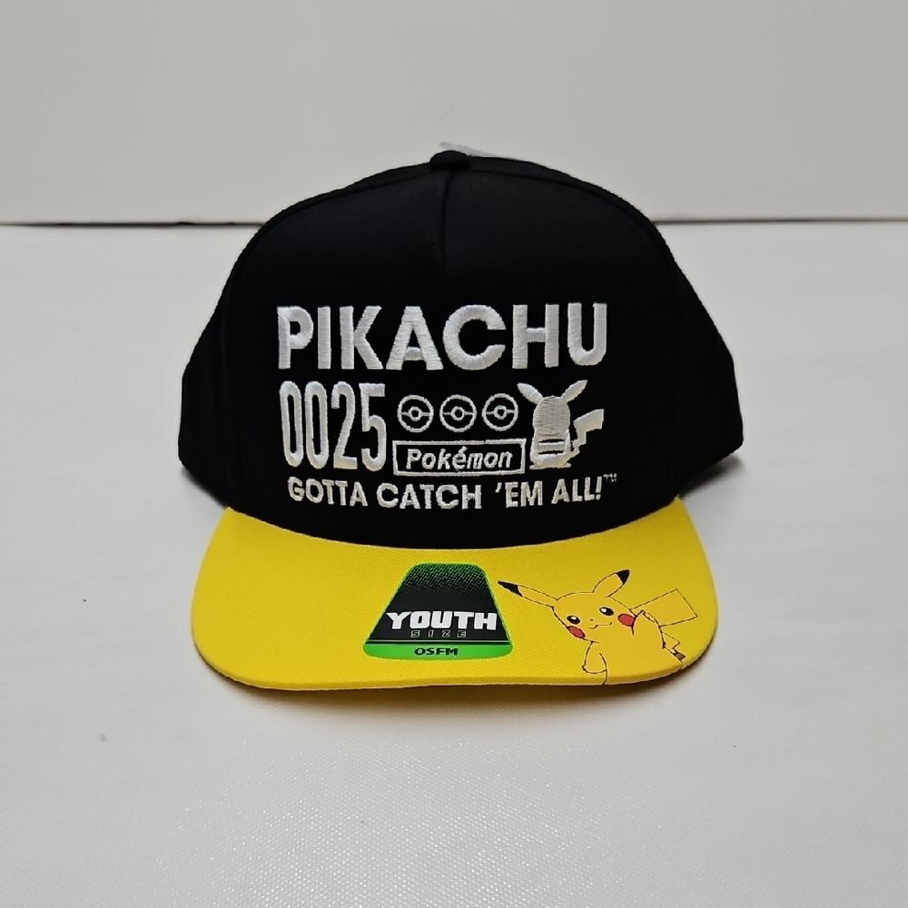 Pikachu Black and Yellow Cap